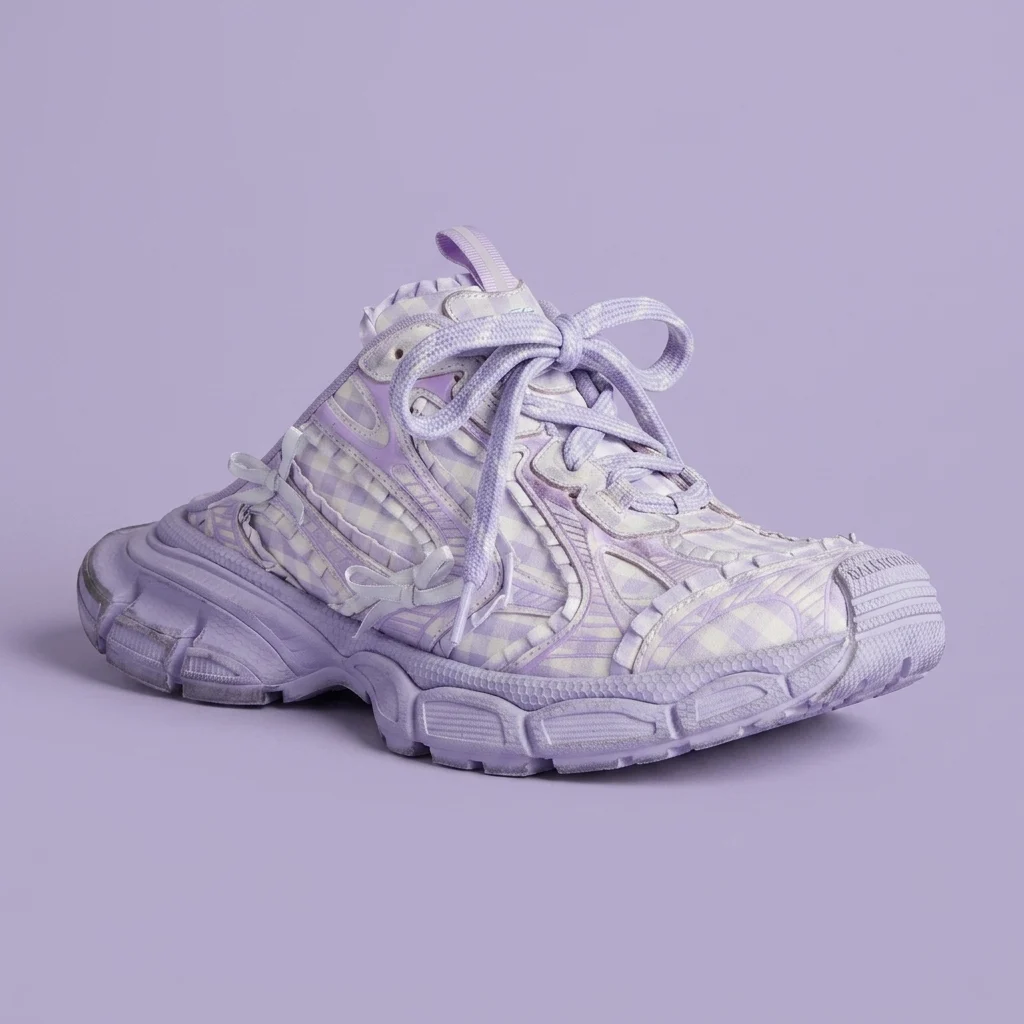 Balenciaga 3xl Check Mule WMNS Lilac