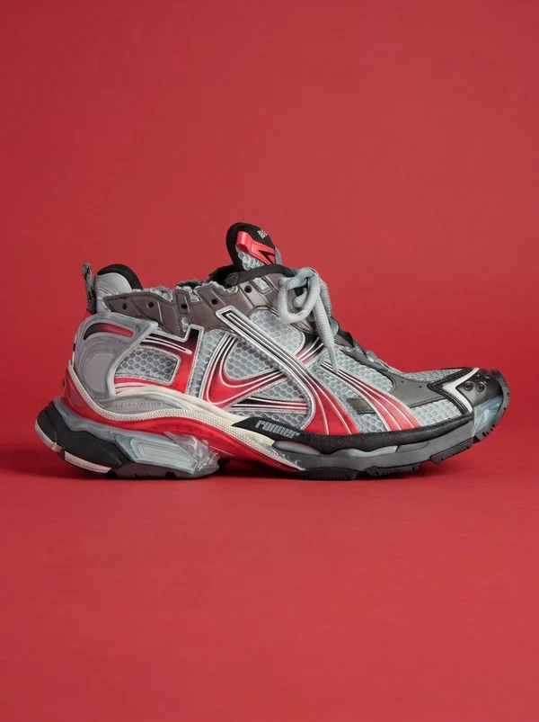 Balenciaga Runner Gradient Grey / Red