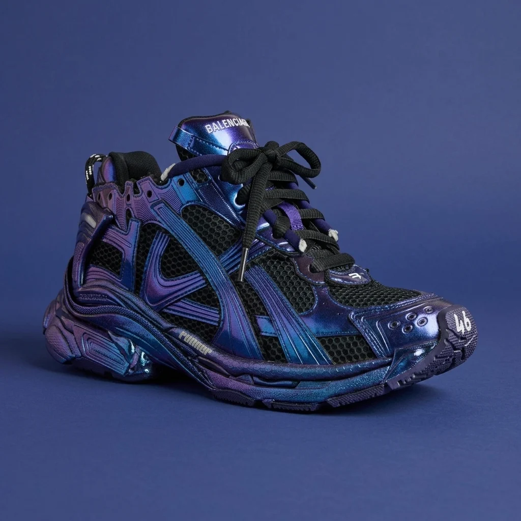 Balenciaga Runner Iridescent Blue