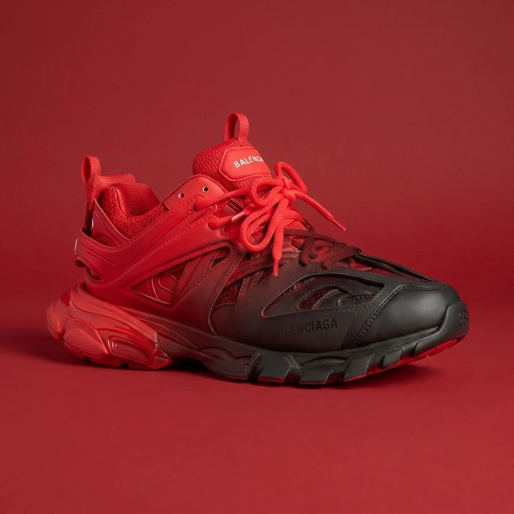 Balenciaga Track Gradient Red / Black