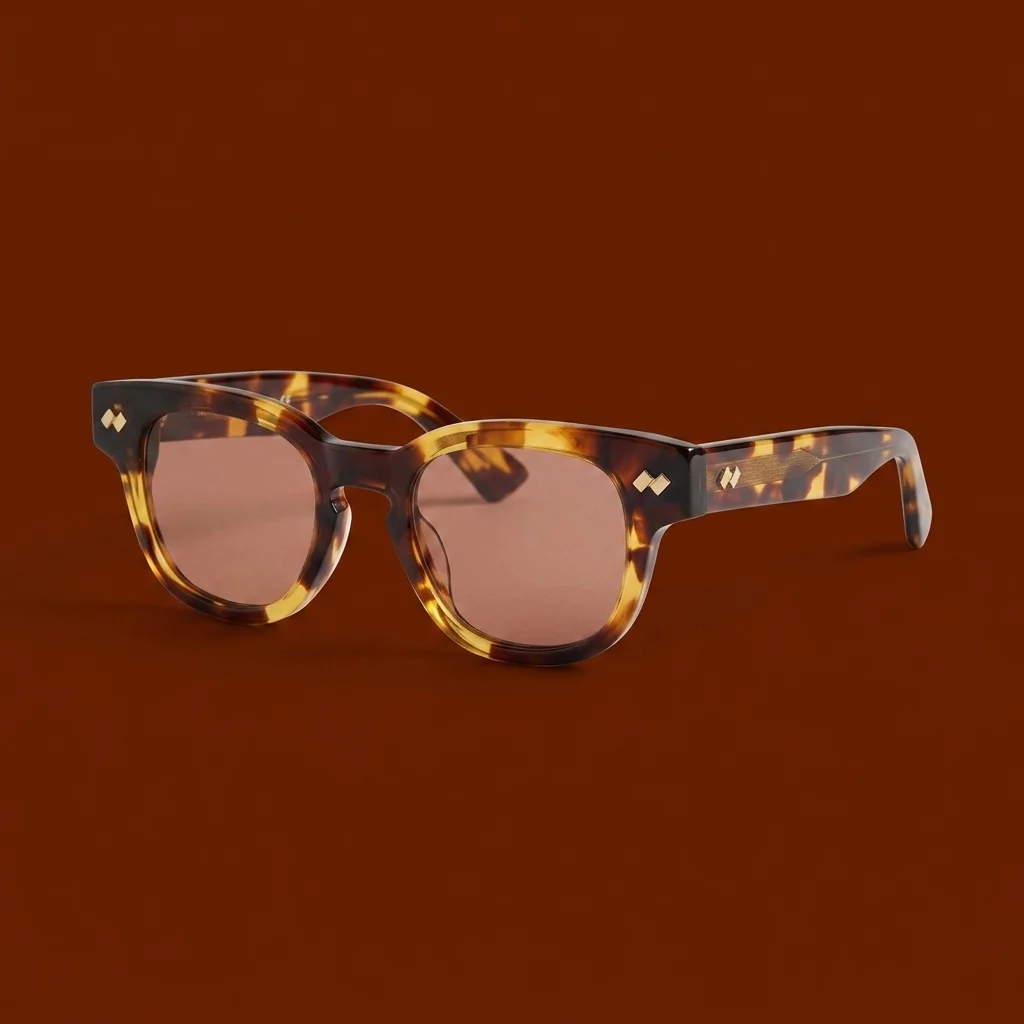 Bottega Veneta Square Acetate Sunglasses - Havana / Brown
