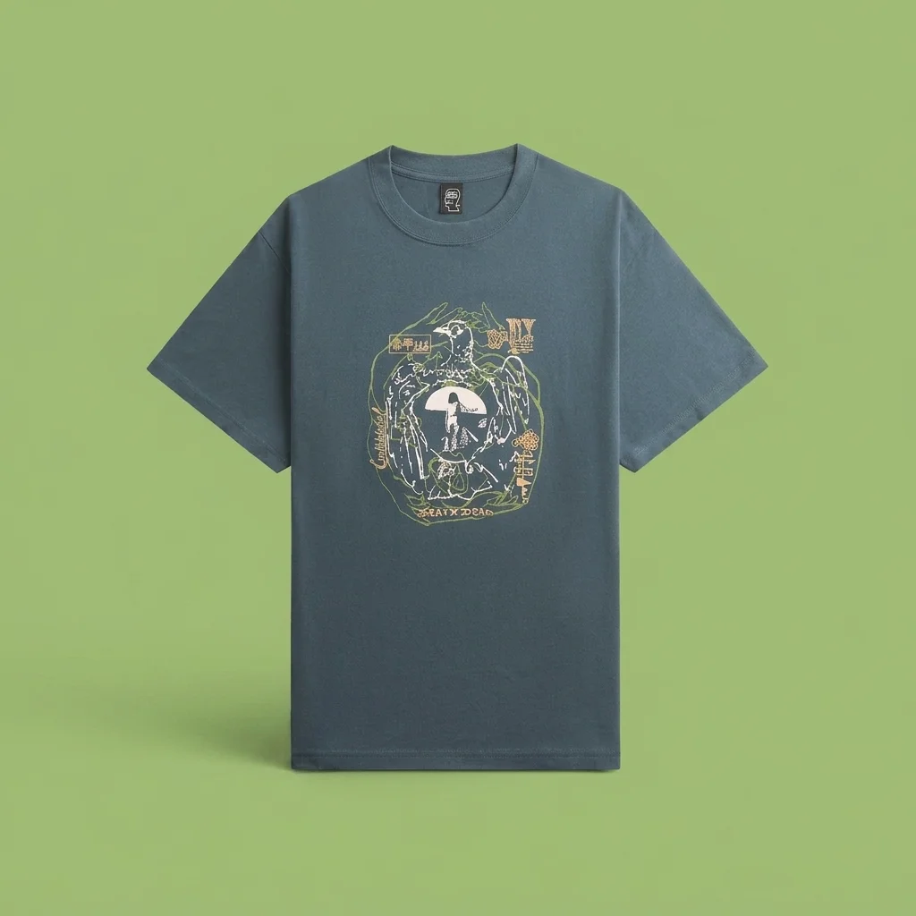Brain Dead Earth Defense Tee - Slate