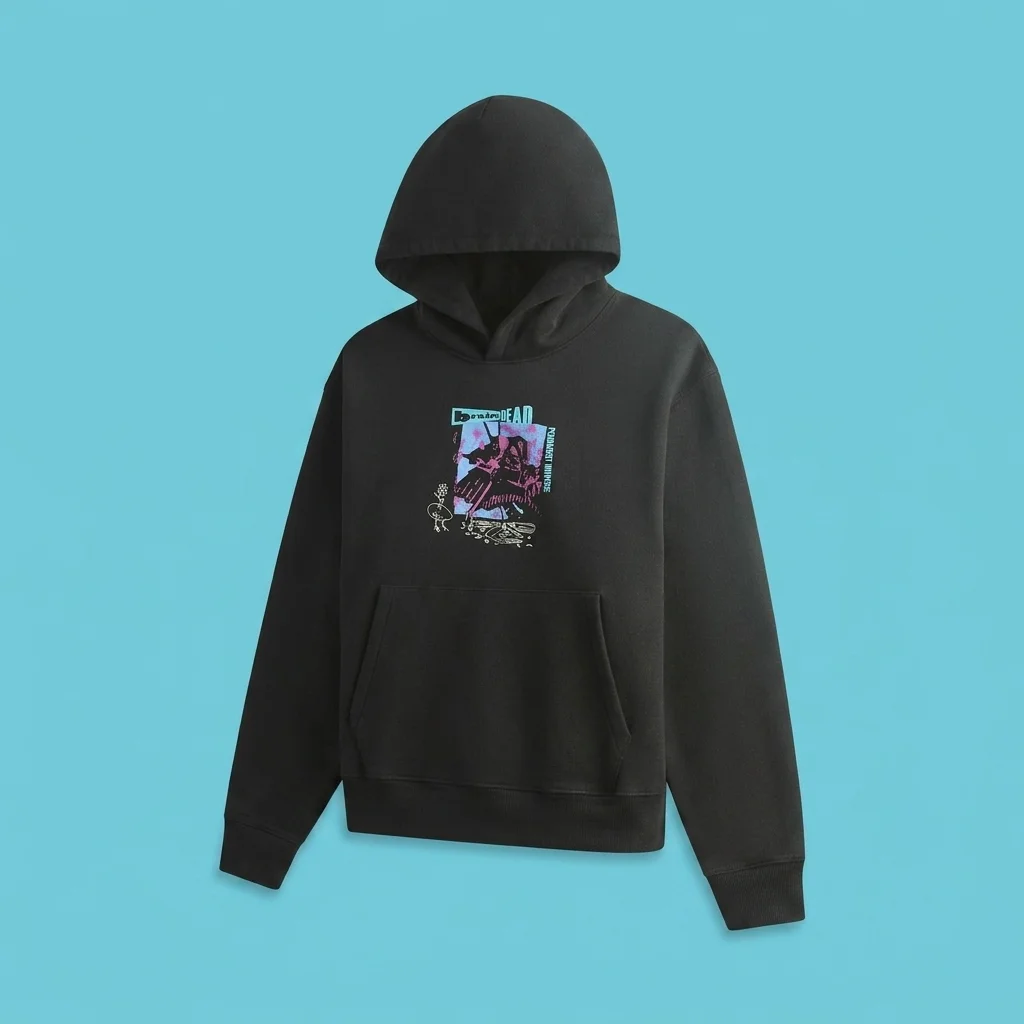 Brain Dead Permanent Universe Hoodie - Black