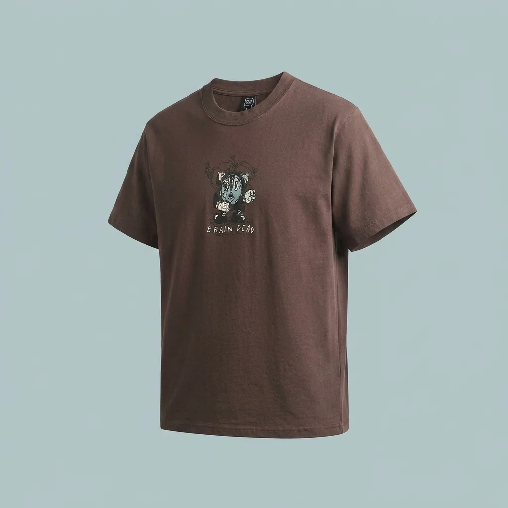 Brain Dead Time Is Nigh Tee - Berry