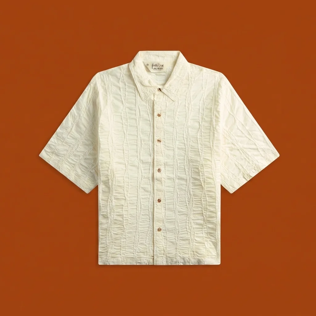 Brain Dead Twisted Piping Shirt - Natural