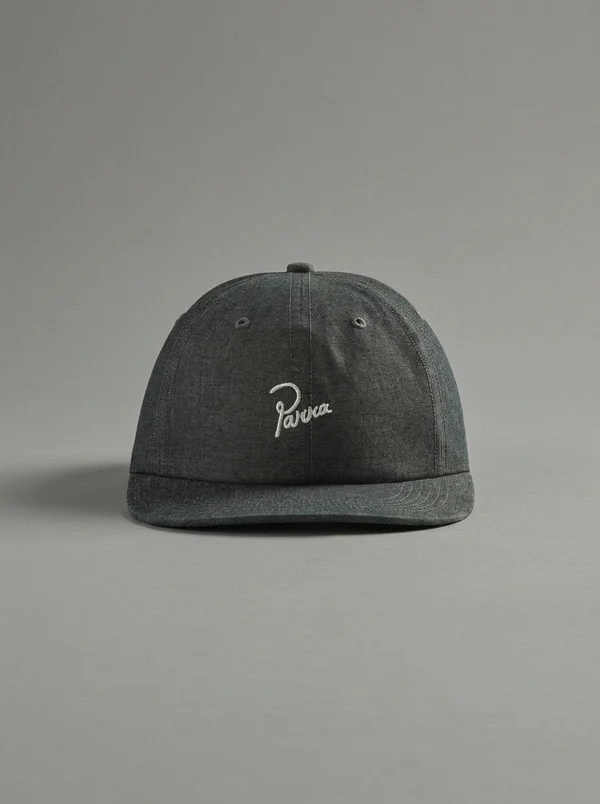 by Parra Signature 6 Panel Cap - Black