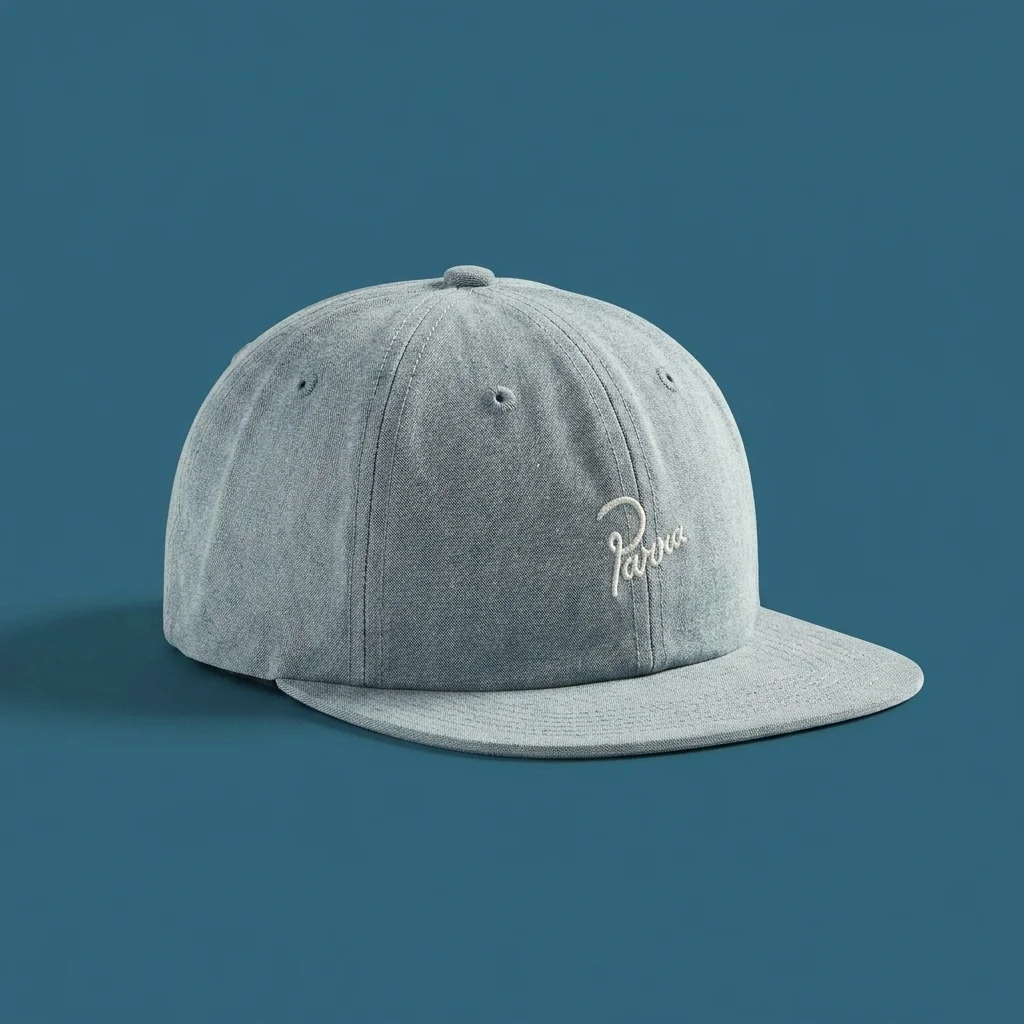 by Parra Signature 6 Panel Cap - Blue