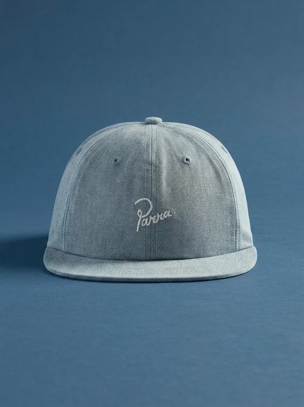 by Parra Signature 6 Panel Cap - Blue