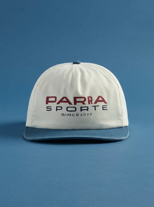 by Parra Sporte 5 Panel Cap - White