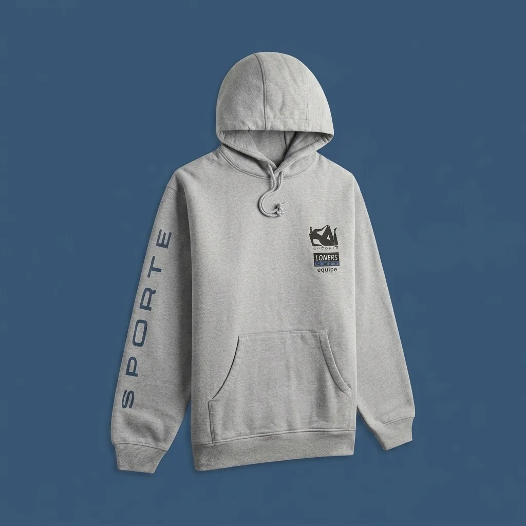 by Parra Sporte Hooded Sweatshirt - Heather Grey