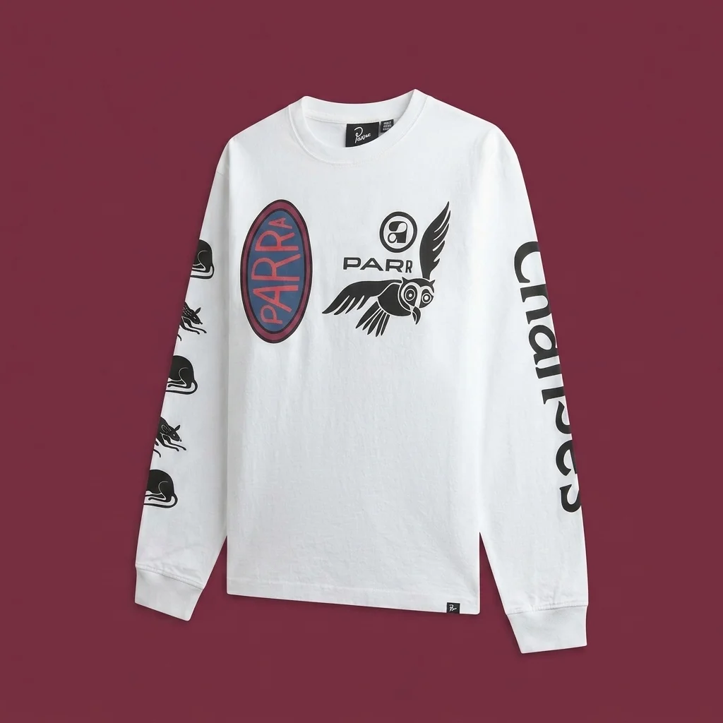 by Parra Team Changes Long Sleeve Tee - White