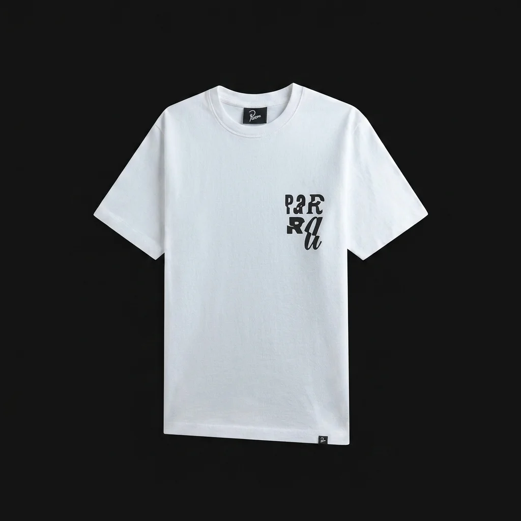by Parra Why Are You Here Tee - White