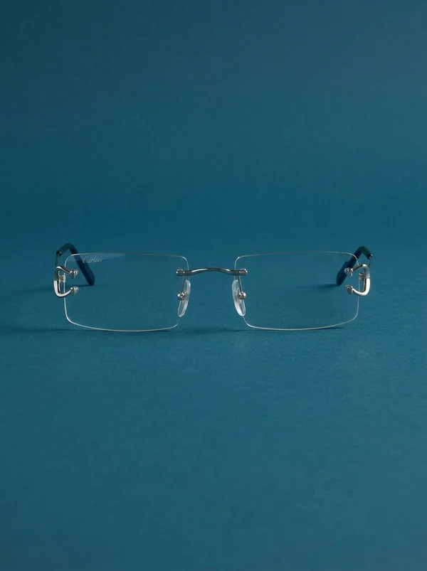 Cartier CT0488S Metal Sunglasses - Silver / Transparent