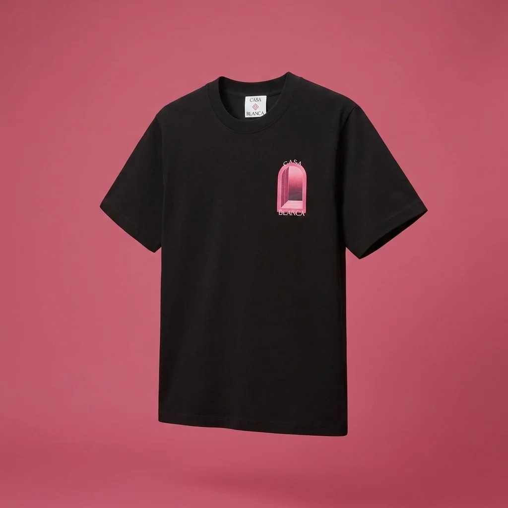 Casablanca Arches Classic Tee - Black