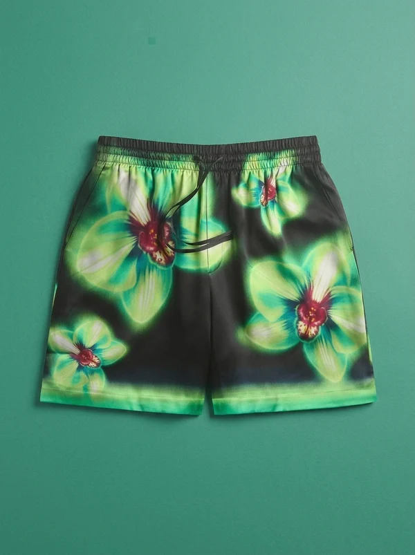Casablanca Glitch Orchid Silk Short - Sporchid