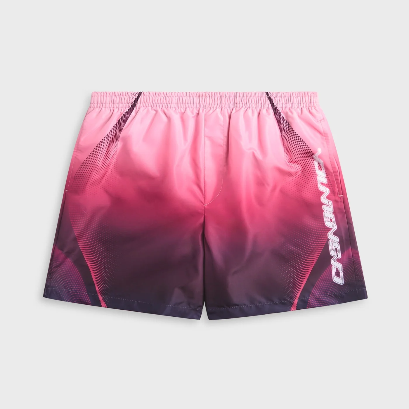 Casablanca Gradient Printed Swim Short - Aubergine