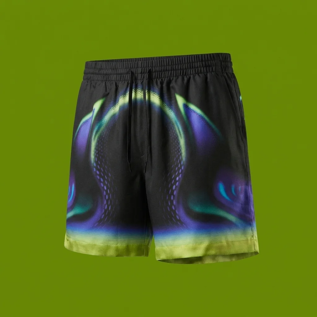 Casablanca Sporchid Silk Short - Black