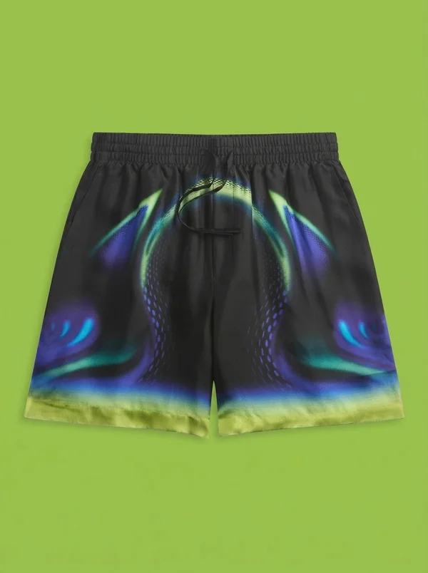 Casablanca Sporchid Silk Short - Black