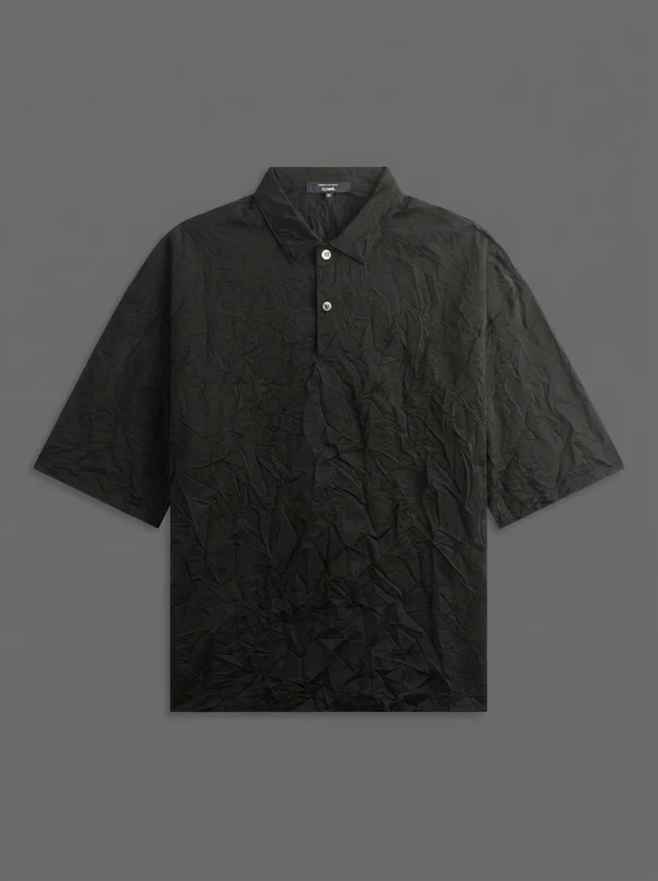 CDG Homme Crinkle Finish T-Shirt - Black