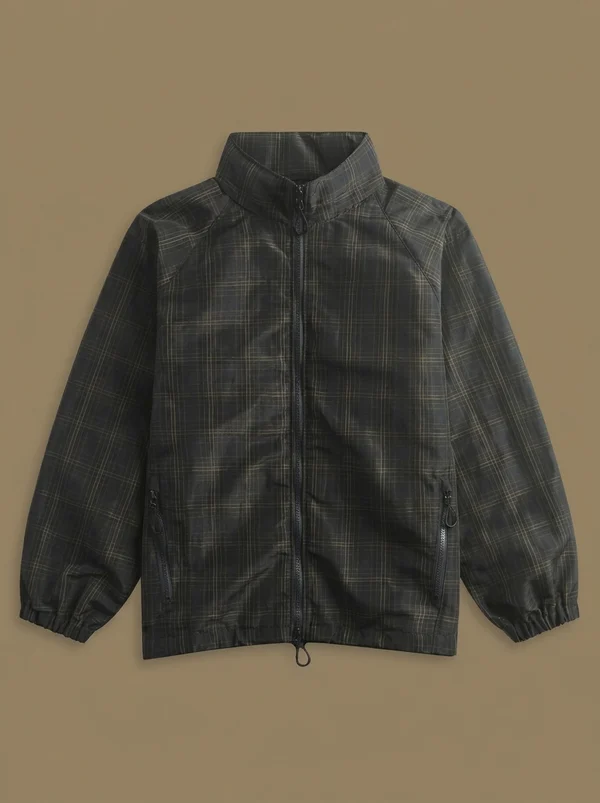 CDG Homme Plaid Jacket - Navy