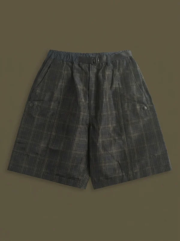 CDG Homme Plaid Short - Navy