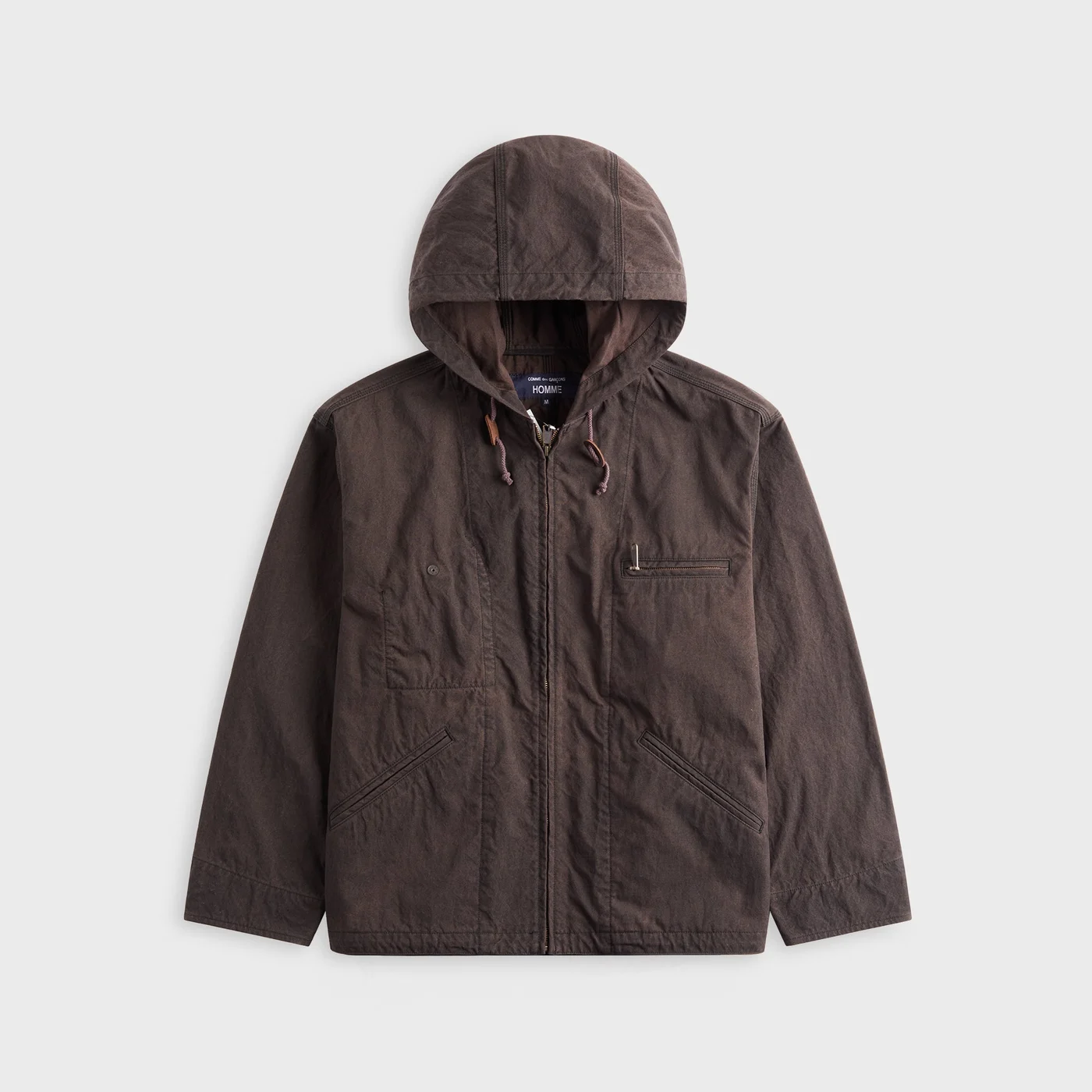 CDG Homme Hooded Jacket - Brown
