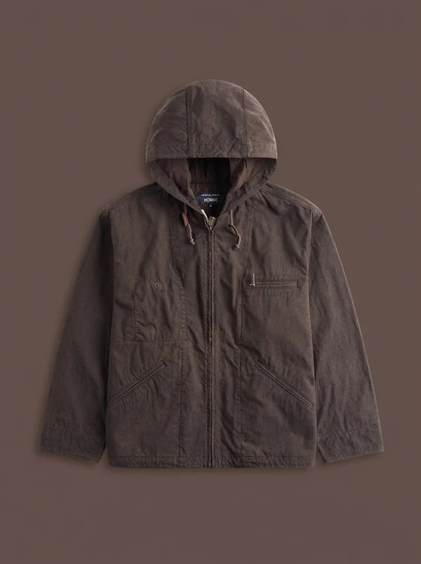 CDG Homme Hooded Jacket - Brown