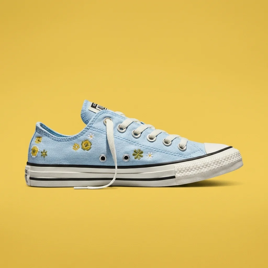 Converse Chuck Taylor All Star Embroidered Florals Clear Skies/Bright Outlook
