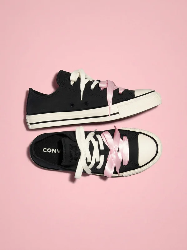 Converse Chuck Taylor All Star Peached Canvas Black/White/Decade Pink