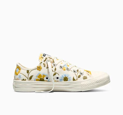 Converse Chuck Taylor All Star Retro Flowers Low Top - Egret/Bright Outlook