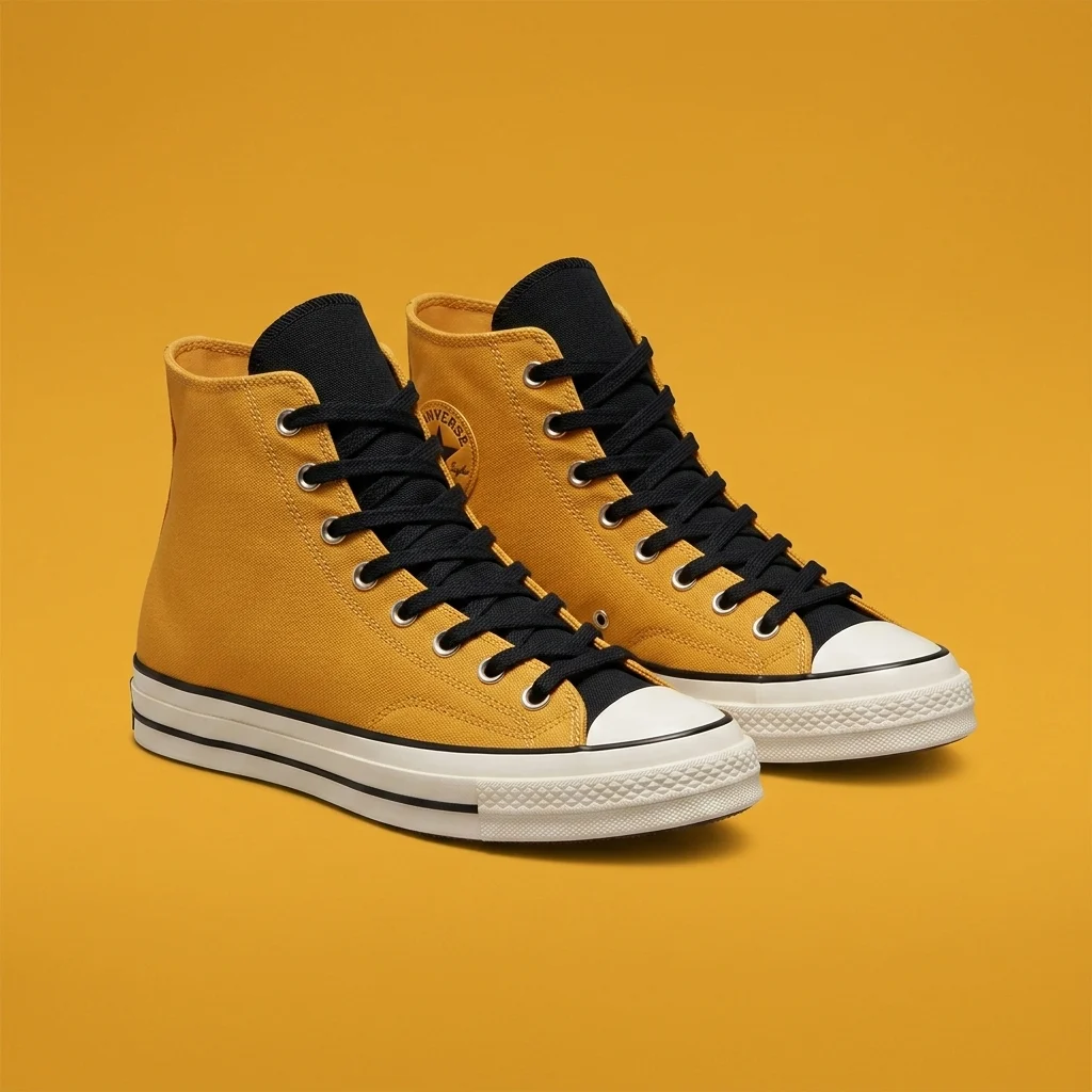 Converse Chuck Taylor Throwback Gold Palm/Vintage White/Black