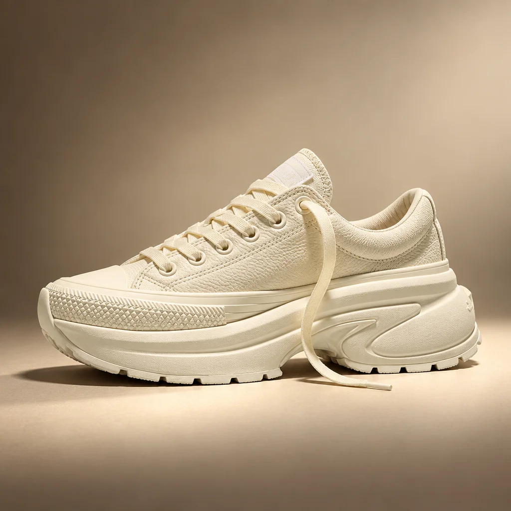 Converse Run Star Crush Leather Egret/Egret/White