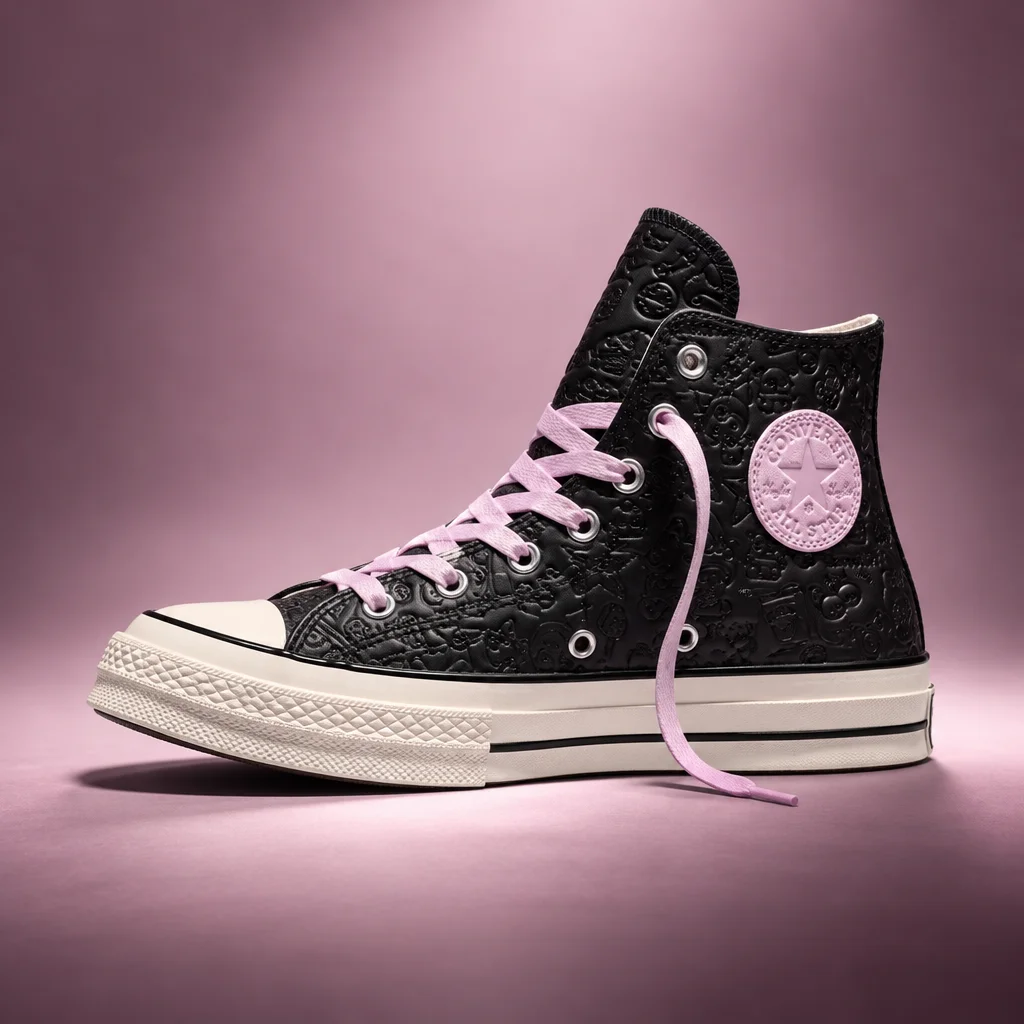 Converse x Hello Kitty® and Friends Chuck 70 My Melody™ & Kuromi™ Black/Egret/Brown