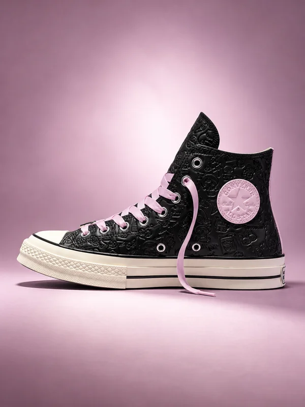 Converse x Hello Kitty® and Friends Chuck 70 My Melody™ & Kuromi™ Black/Egret/Brown