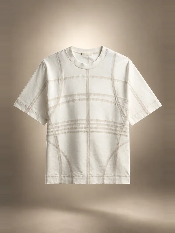 Craig Green Flatlock Short Sleeve Jersey - White / Calico