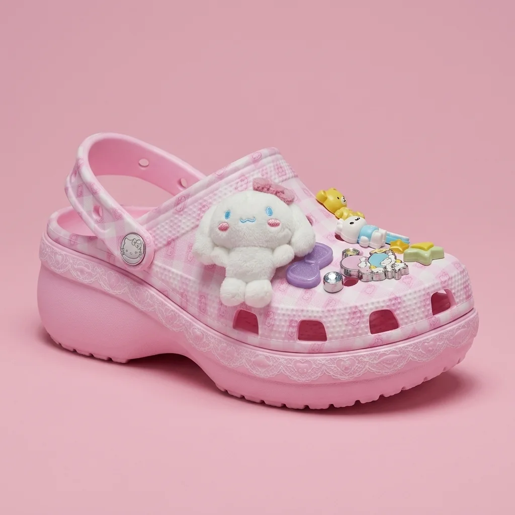 Hello Kitty x Crocs Platform Clog