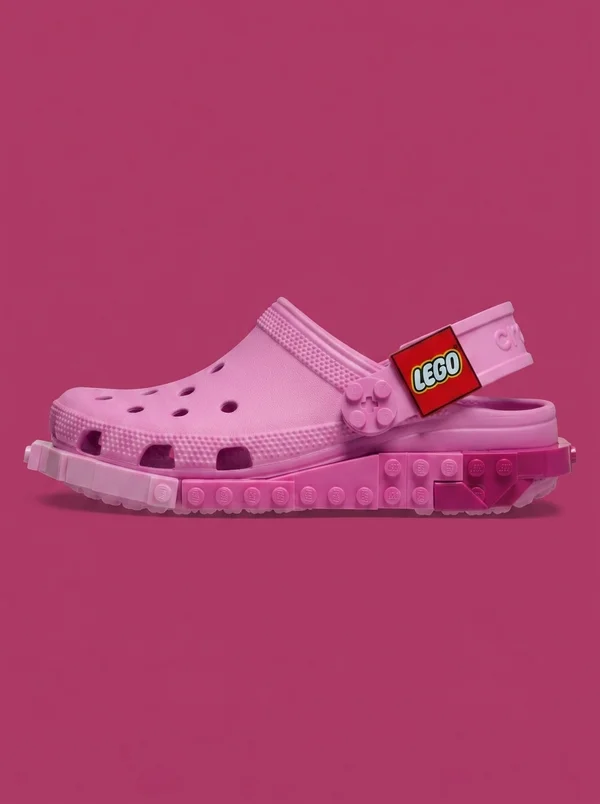 Crocs LEGO Clogs Grade School Pink/Pink