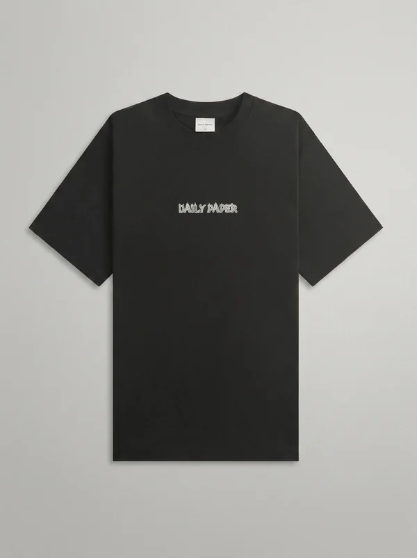 Daily Paper Burning Shield Short Sleeve Tee - Black