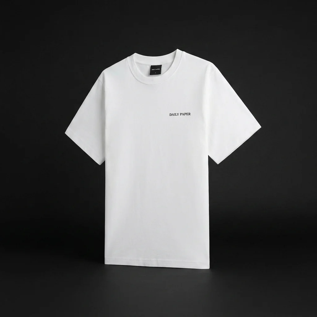 Daily Paper Chain Shield Short Sleeve Tee - White