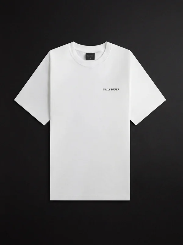 Daily Paper Chain Shield Short Sleeve Tee - White