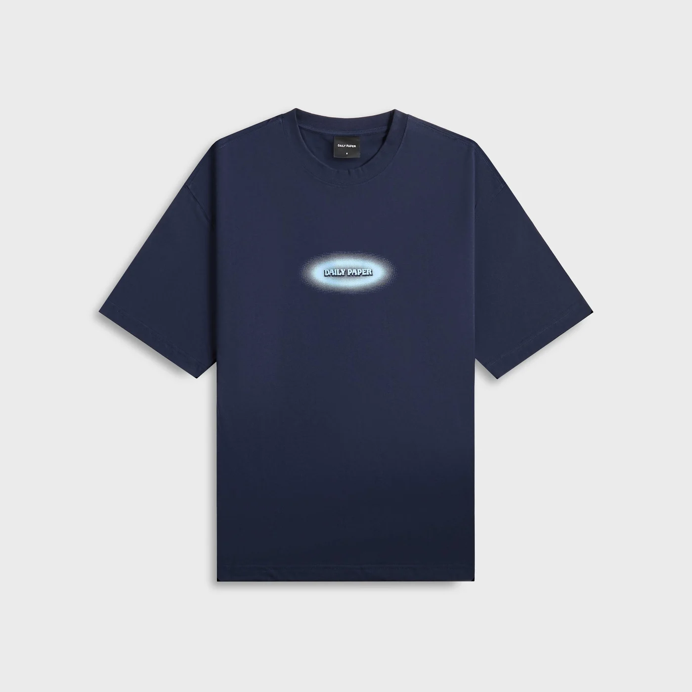 Daily Paper Dotted Logo Tee - Martime Blue