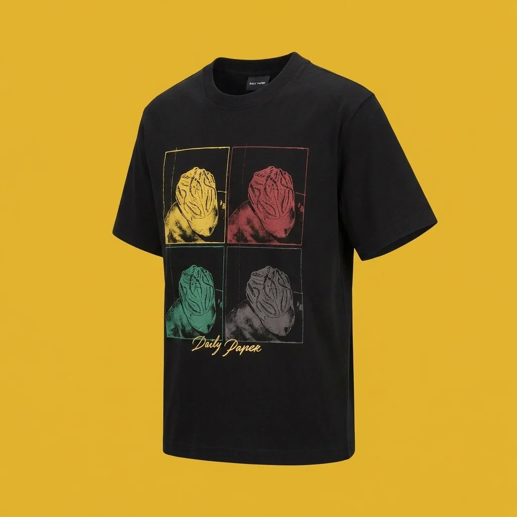Daily Paper Frame Tee - Black