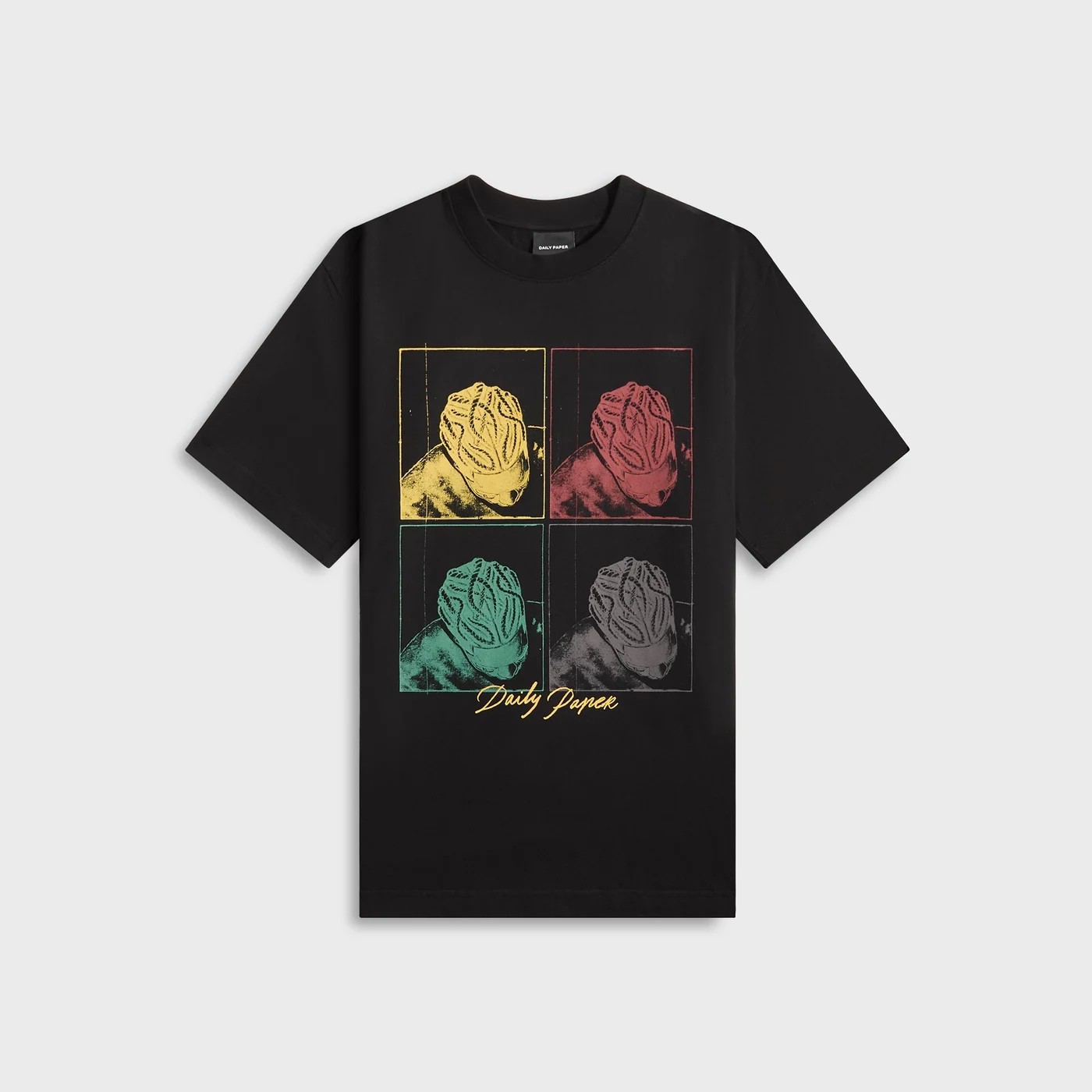 Daily Paper Frame Tee - Black