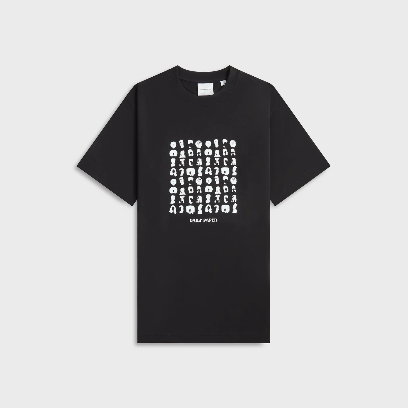 Daily Paper Hair Grid Tee - Black