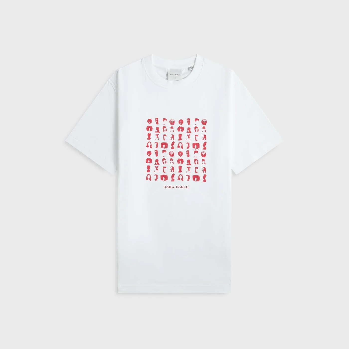 Daily Paper Hair Grid Tee - White