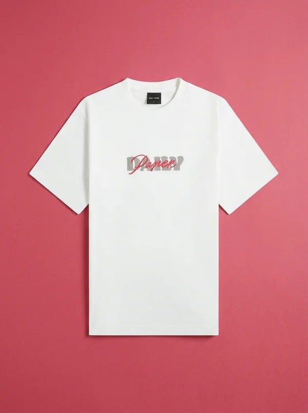 Daily Paper Overwritten Tee - White