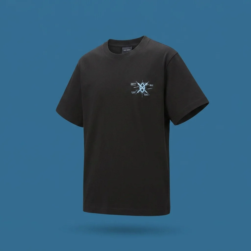 Daily Paper Shield Evolution Short Sleeve Tee - Black