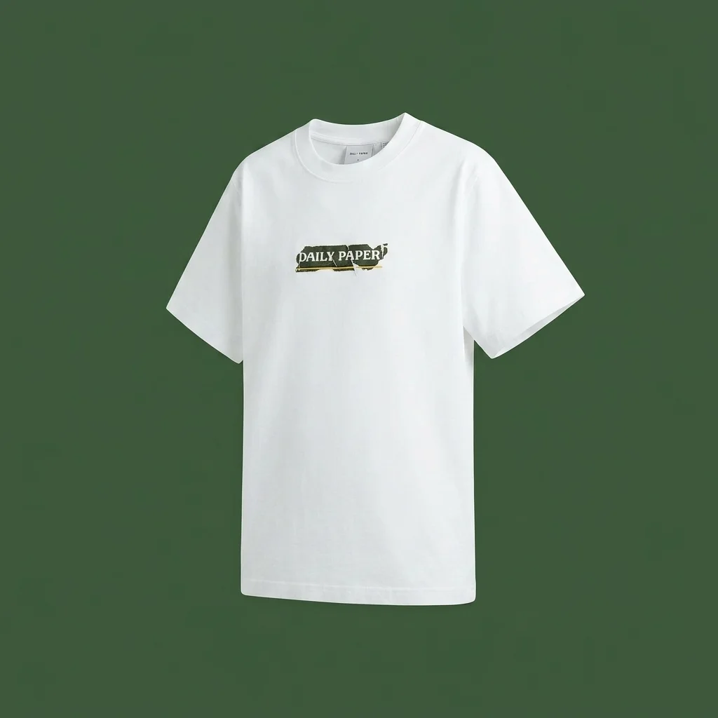 Daily Paper Sticker Tee - White