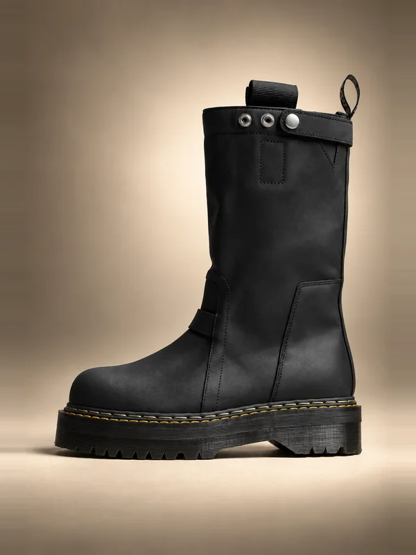 Rick Owens x Dr. Martens Quad Sole Pull On Boot - Black