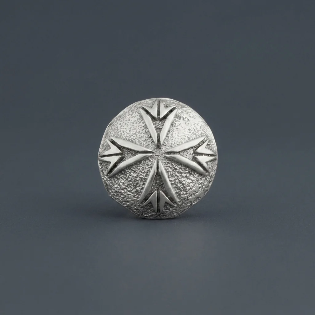 Emanuele Bicocchi Logo Scudo Earring - Silver